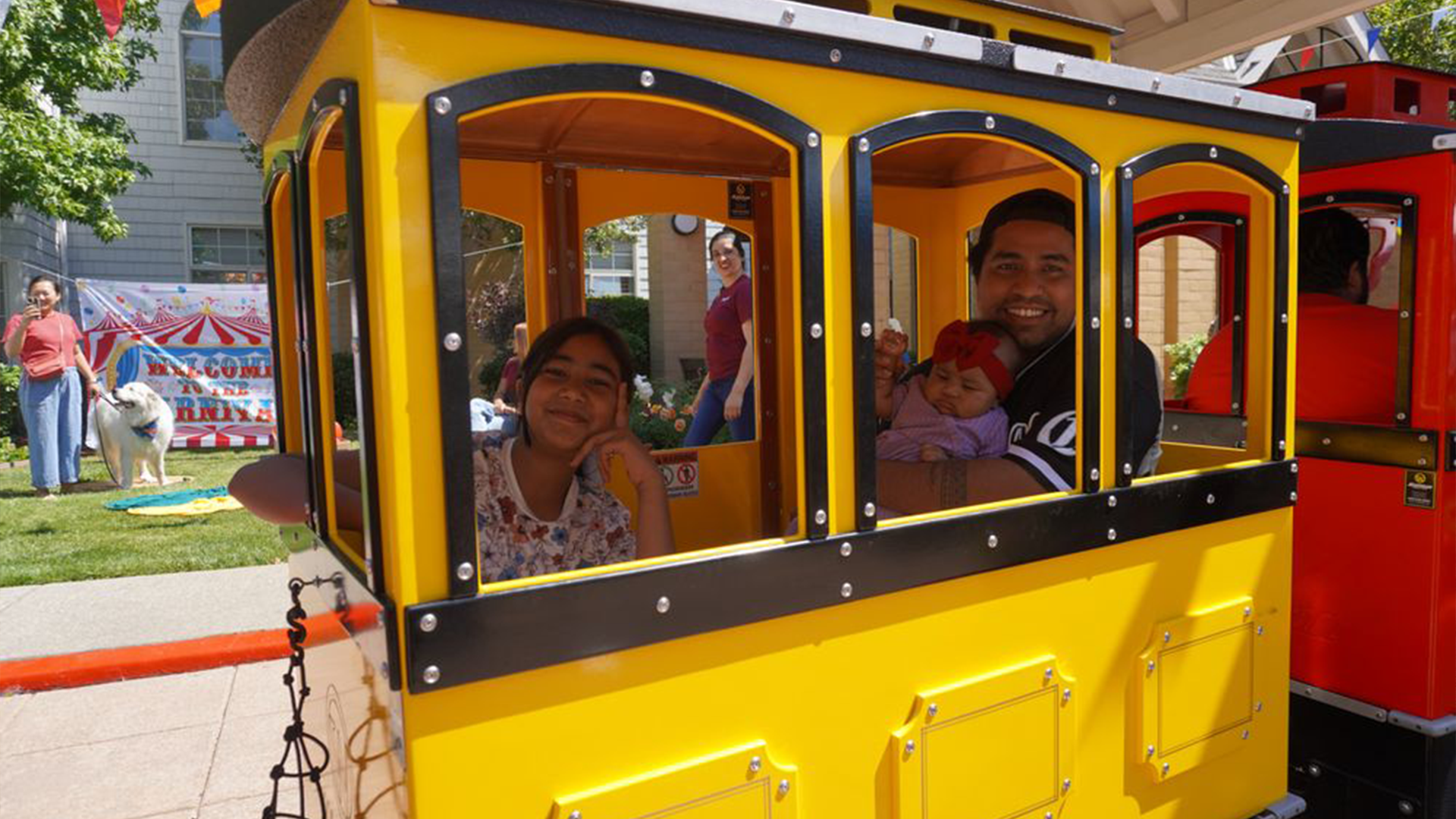 Wattman Mini Express petit train électrique compact pour centres commerciaux et zoos