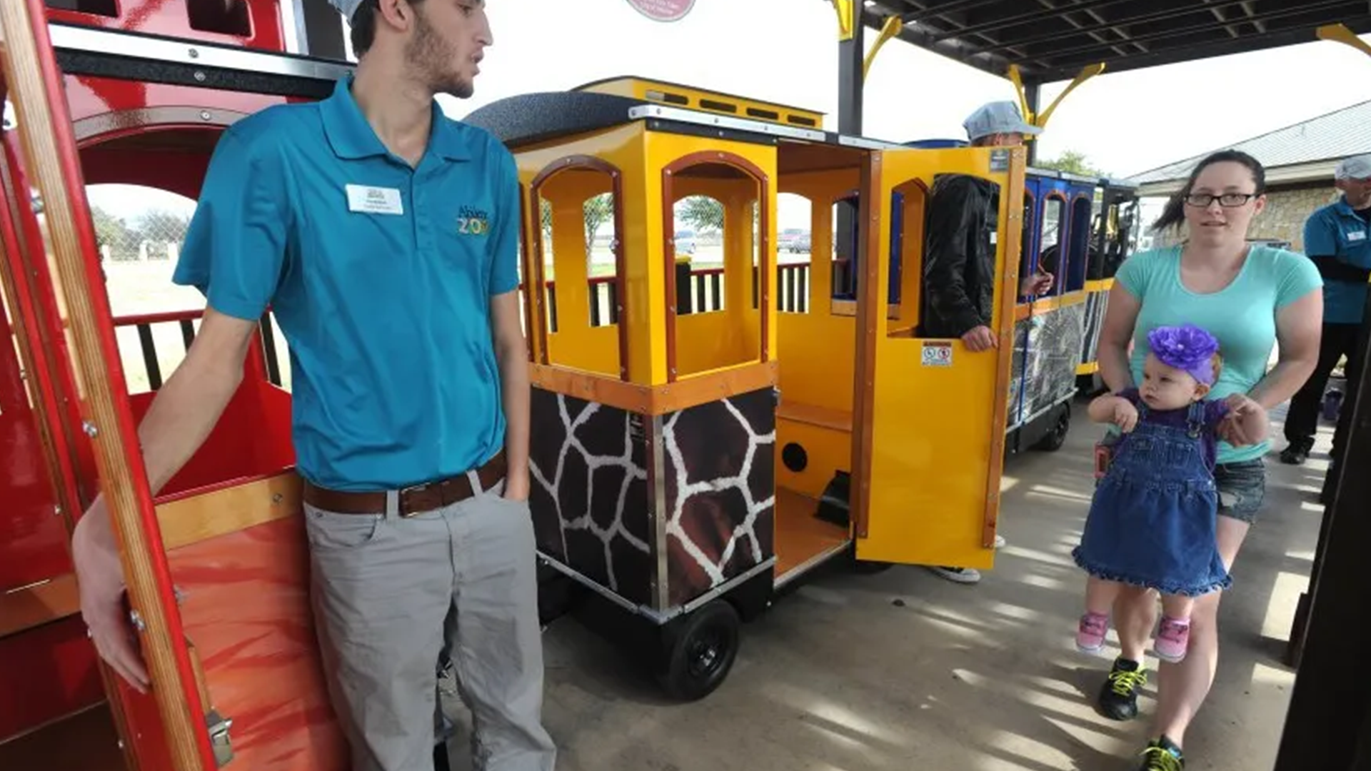 Wattman Mini Express carrying passengers at an international zoo